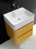 Mini Aston Contemporary Floating 22" bathroom vanity. Mango glossy lacquered. Small bathroom vanity