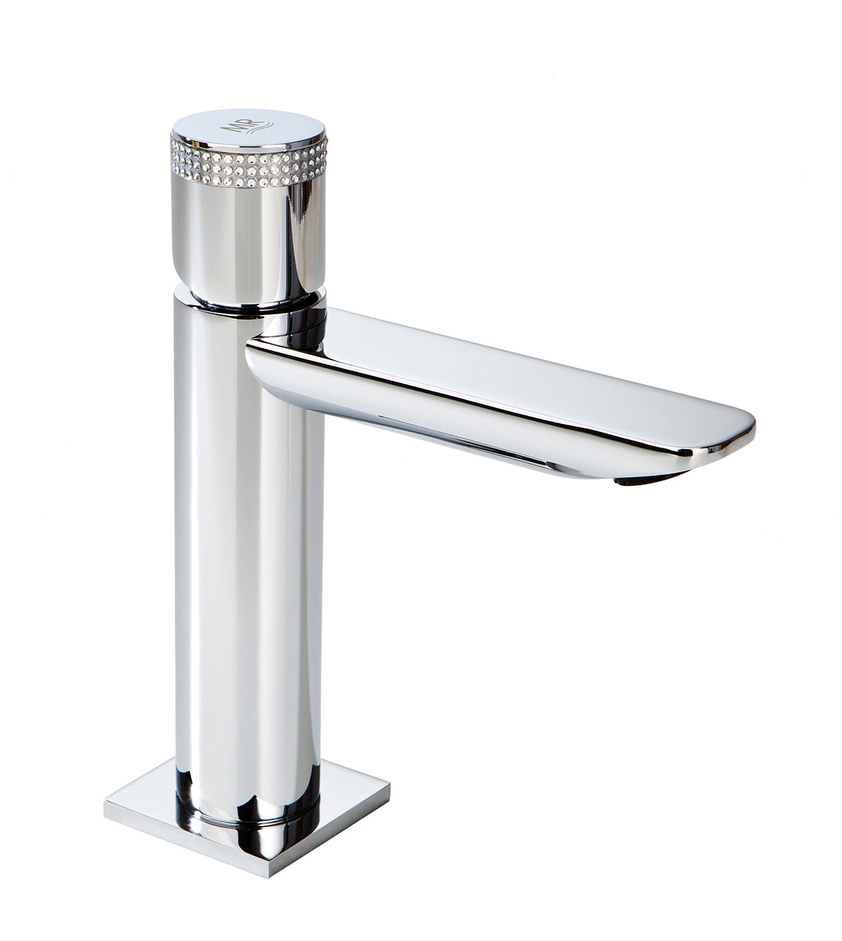 Serpi Swarovski single handle bathroom sink faucet. Swarovski crystals inlaid. Griferias MR