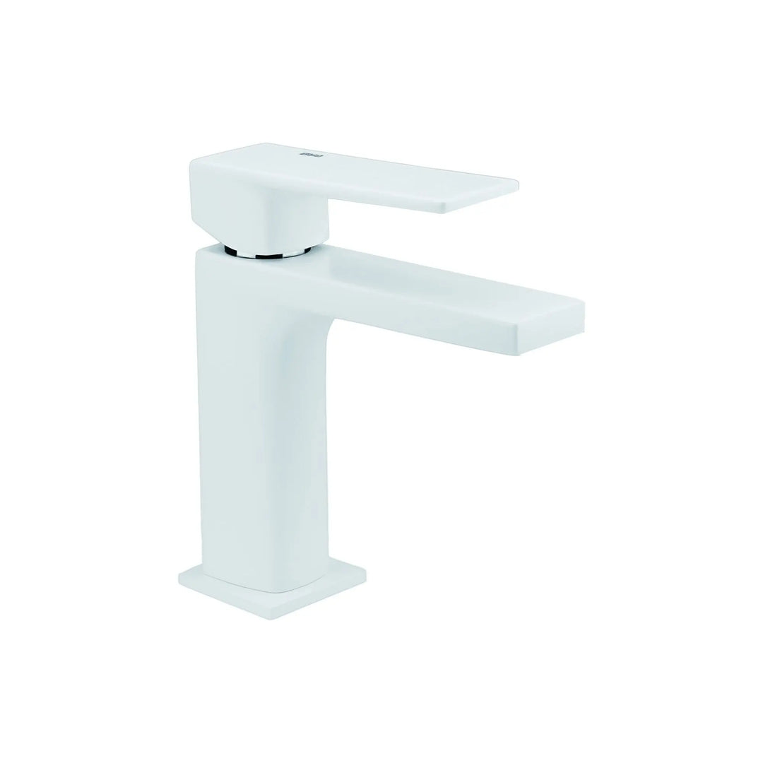 Single-Handle Bathroom Sink Faucet Kala White Grober