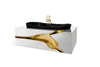 Lapiaz bathtub, Luxury bathtub, High end bath fixtures, Unique bathtub, Luxury bathroom, Brass bathtub, secret bath