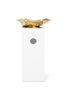 Lapiaz 24" bathroom vanity. Bathroom pedestal with vessel sink. Cast brass sink and decoration. MV