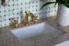 Artica Swarovski® Gold two handles widespread bathroom sink faucet. Luxury bathroom faucet, traditional taps