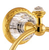 Strass Luxury gold towel ring with customized Swarovski crystals. Decorated plate Secret Bath